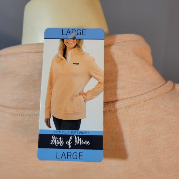 NWT! State of Mine Peach Minnesota Sweatshirt - Picture 4 of 7